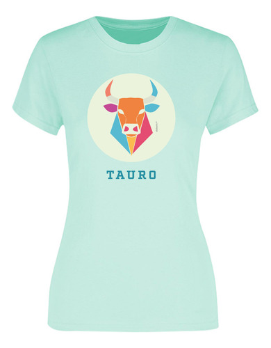 Playera Mujer Diseño Zodiaco Signo Tauro - Moda