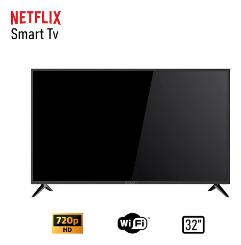 Pantalla Televisor Smart Tv Q-touch 32 D-led Qn3223 Negro
