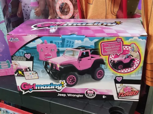 Carro Jeep Para A Barbie Com Controle Remoto Rosa - Manias da Karla do   - Loja Virtual