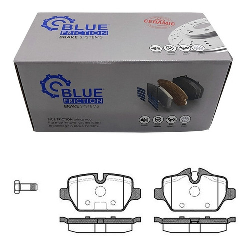 Pastilha Freio Tras Cerâmica Bmw Série 1 116i 118d 118i