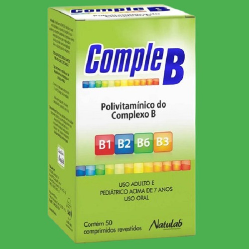 Vitamina Complexo B C/50 Comprimidos Revestidos- Natulab