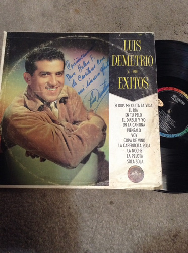 Lp Luis Demetrio Autografiado