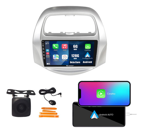 Radio Estéreo Android Para Chevrolet Spark Beat 2019-20 6+12