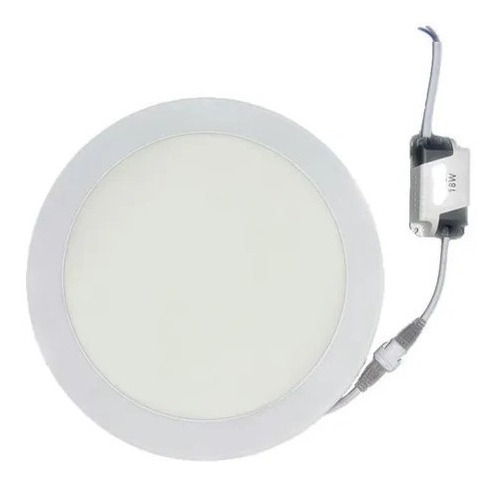  Megaluz Lampara Redonda Led 18w Empotrar Plafon Luz Blanca T2042