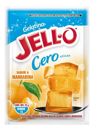 Gelatina Jello-o Light Mandarina 25g