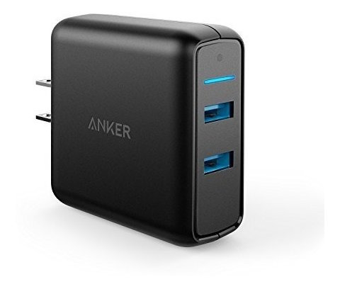 Cargador De Pared Doble Usb Anker Quick Charge 3.0 39w, Powe