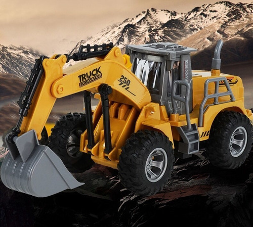 Aa Excavadora 5 Canales Rc Ingeniero Bulldozer Tractor