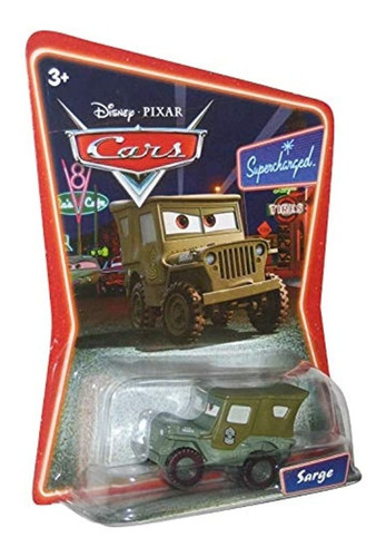 Cars Supercharged Edition Sarge Escala 1: 55 mattel