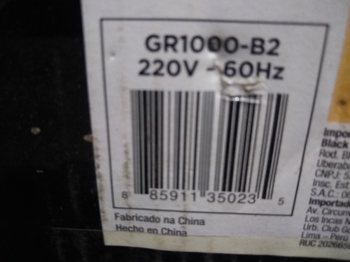 Cortador De Grama Elétrico Black Decker Com Motor Queimado