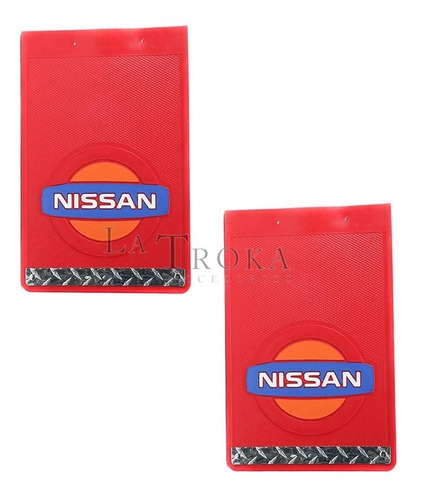 Loderas Camioneta Estaquitas Nissan Dura Roja Chica Par