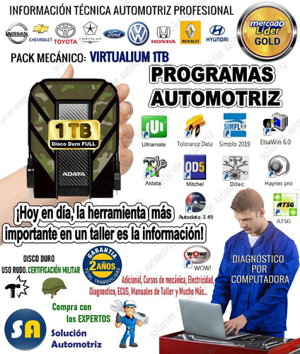 Disco Duro Información Diagramas Automotriz Alldata Mitchell | Envío gratis