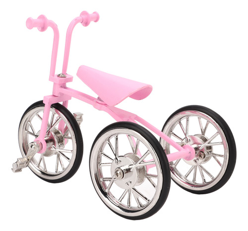Adornos De Modelo De Triciclo Con Aspecto Rosa, Diseño Simul