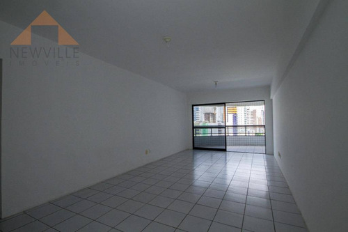 Apartamento Com 3 Quartos Para Alugar, 98 M² Por R$ 3.630/mês - Boa Viagem - Recife/pe - Ap0532
