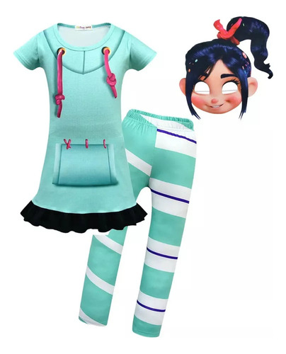 Ropa Schweetz De Vanellope Ralph 2 Wreck-it Para Niñas