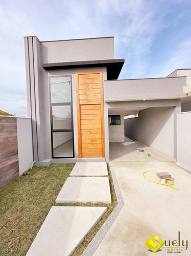 Imagem 1 de 15 de Se Encante Com Essa Belíssima Casa Com Projeto Diferenciado! - 2103