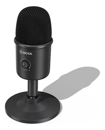 Microfono Usb Boya De Escritorio Streaming Podcast Video 