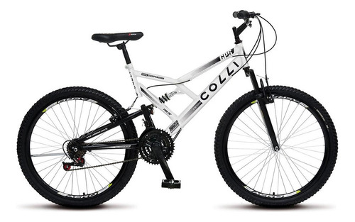 Bicicleta Colli Gps Neon Amarela Aro 26 C/ 21 Marchas