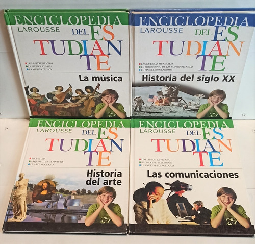 Libro Enciclopedia Larousse Del Estudiante X4