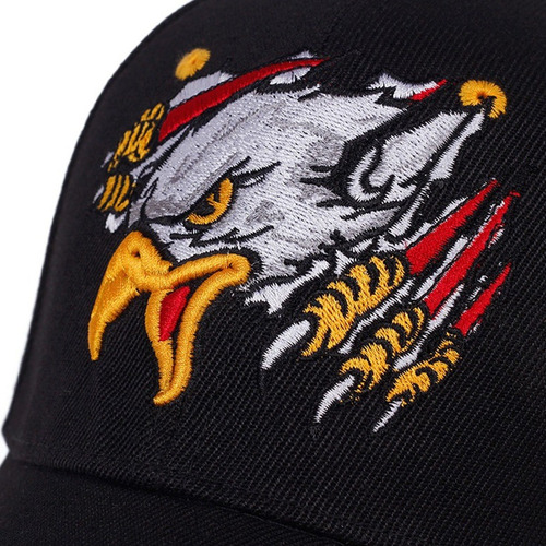 Imagen 3 de 8 de Gorra Militar Táctica Ajustable Bandera Águila Bordada Usa