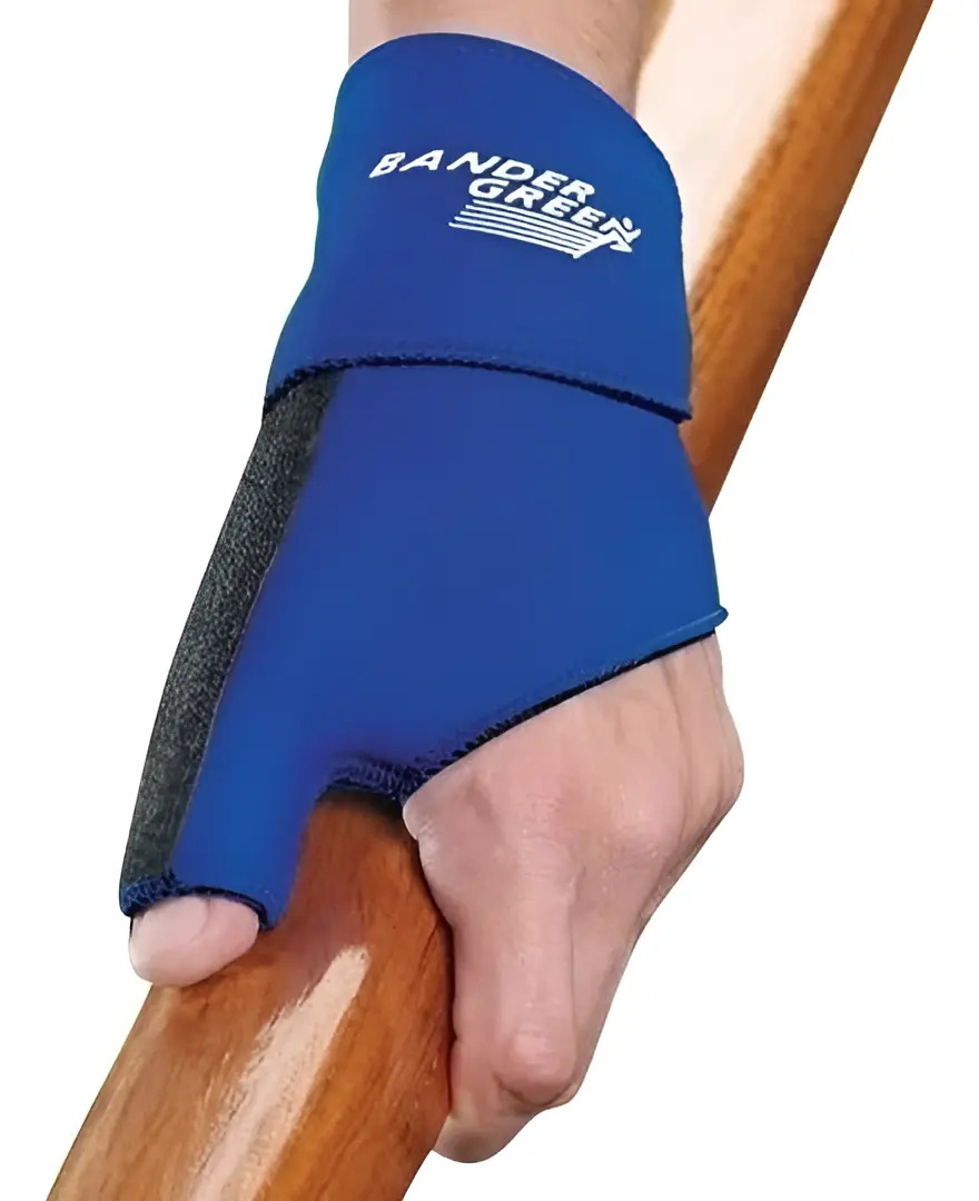 Muñequera Con Inmovilizador Pulgar Neoprene Bander Green Color Azul Talle M
