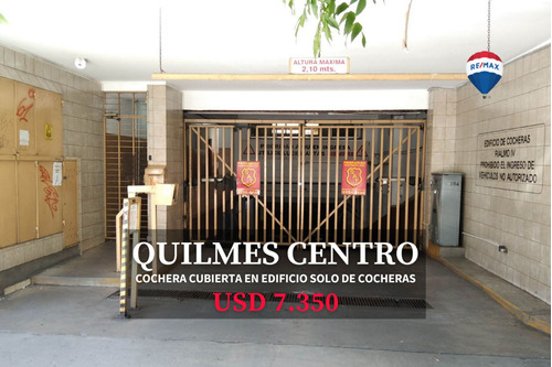 Venta Cochera Cubierta Quilmes Centro