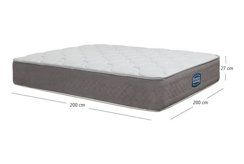 Imagen 3 de 5 de Combo Simmons Colchón Resortado King Hamilton Unitop 200x200