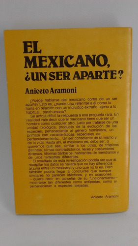 El Mexicano, ¿un Ser Aparte? (Usado)