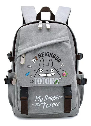 Mochila De Lona Totoro Anime, Regalo De Alta Calidad