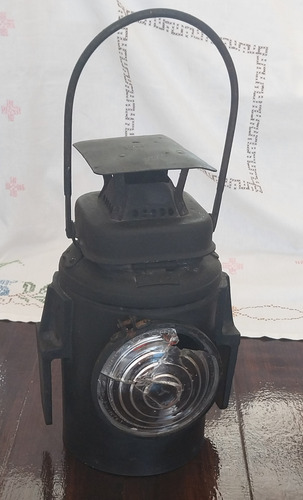 Antiguo Farol De Ferrocarril Sellado Original (Usado)