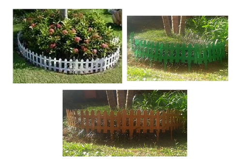 36 Cerca Plastica P Jardim Decorativa Ingles = 14,58 Metros