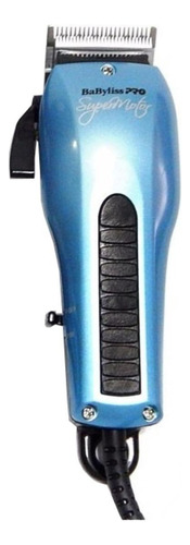Cortador de cabelo BaBylissPRO Super Motor  preto e azul-celeste 220V