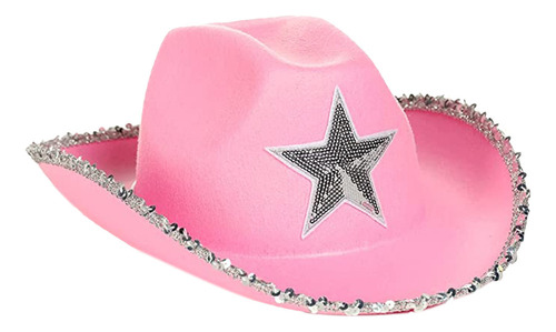 Sombrero Fedora Con Estampado De Estrellas Y Lentejuelas Par