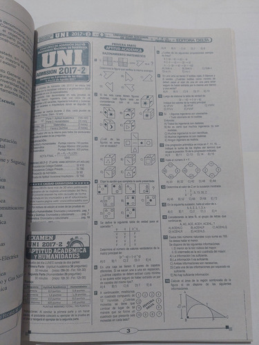 Libro De Examenes De Admision Uni 2014 Al 2019