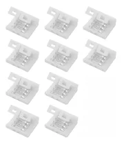 Comprar Pack 10 Conectores Union  Recta Tira Led 5050 De 4 Pines