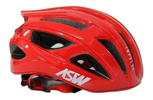 Capacete Asw Bike Impulse Vermelho In Mold