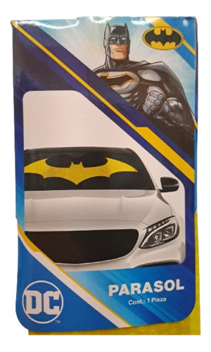 Parasol Batman Automóvil Cubre Parabrisa Acordeón Universal