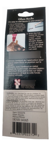 Strass Adesivos Botões Espelhado I-rock Glam Rocks