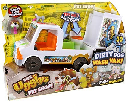 El Ugglys Pet Shop Perro Sucio Lavar Van