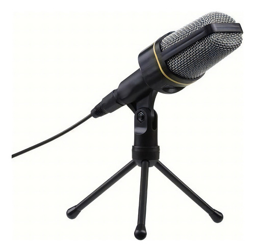 Microfone OEM SF-920 Condensador Omnidirecional cor preto