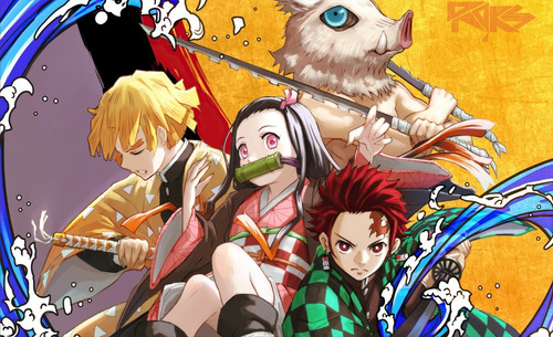 Banners Infantiles-poster-demon Slayer