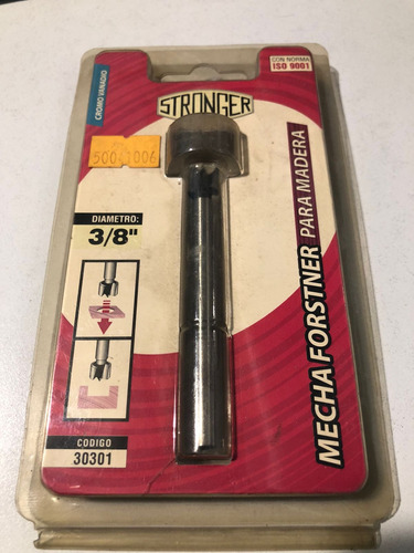 Mecha Tipo Forstner Para Madera 3/8 Stronger 30301