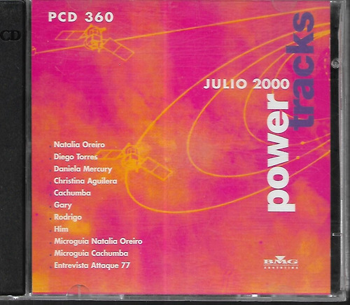 Gary Cachumba Rodrigo Natalia Oreiro Power Tracks Cd Promo