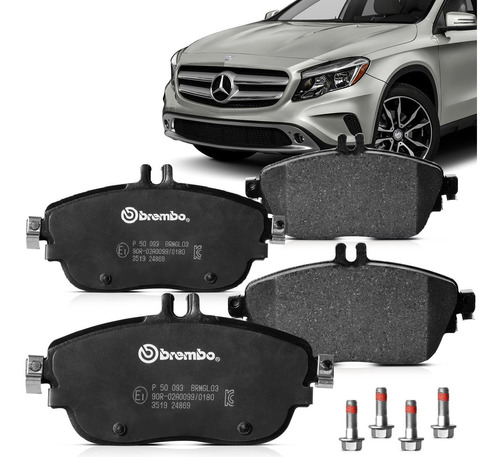 Jogo Pastilha Freio Diant Mercedes Gla 250 13 A 19 Low Metal