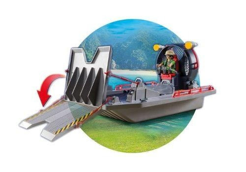 Playmobil Dinos 9433 Hidrodeslizador Con Jaula Para Raptor 67