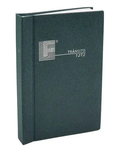 Libro De Transito 86 Hojas Para Ingeniero 12t2 Mayoreo