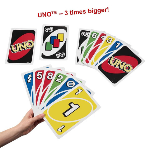 Uno Cartas Gigantes Juego De Mesa Para Todas Las Edades