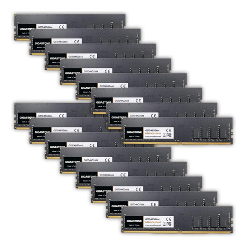 Kit De 128gb (16x8gb) De Memoria Ram Ddr4 2666mhz Gigastone
