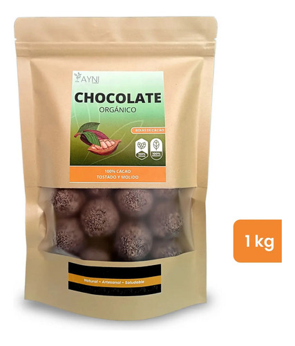 Chocolate Orgánico 1 Kg. Cacao - g a $1