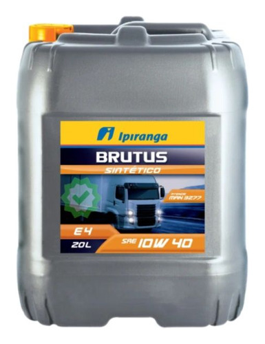 Óleo 10w40 Ipiranga Sintético Brutus E4 20 Litros Diesel