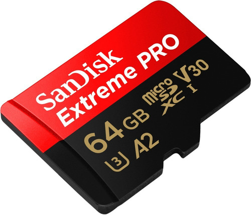 Memoria Sandisk Extreme Pro 64 Gb 170mb/s Cámara Gopro 4k